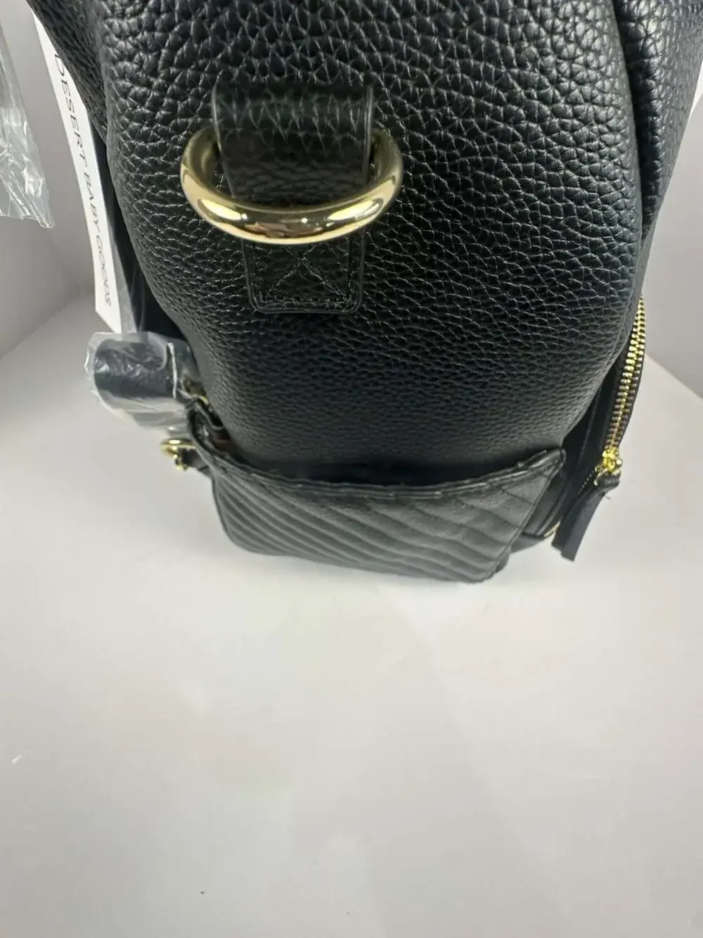 Desert Baby Goods Vegan Leather Diaper Bag Backpack